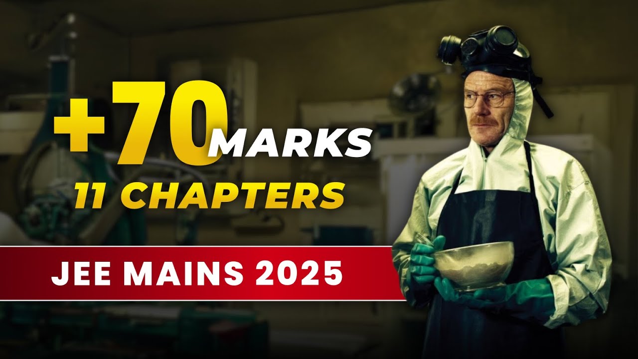 70 Marks in Chemistry | JEE Mains 2025 | Last 3 Months Strategy - YouTube