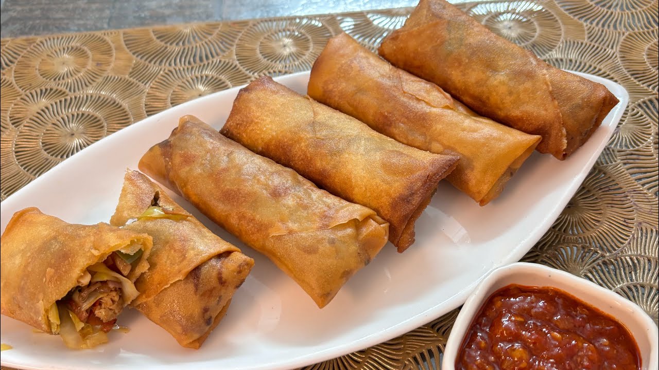 Ramzan Special Chicken Spring Rolls Recipe For Iftaar |Crispy Chicken Spring Rolls For Ramzan 2026 