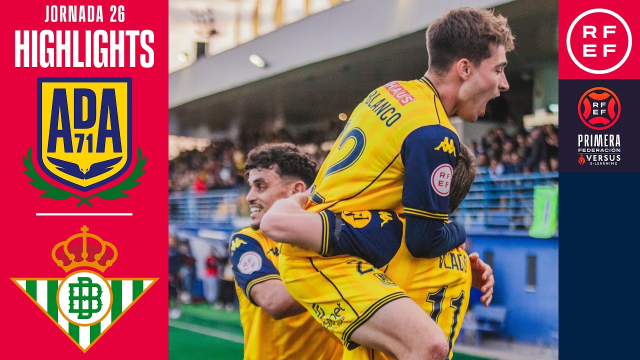 Resumen #PrimeraFederación | AD Alcorcón 3-0 Betis Deportivo | Jornada 26 | Temporada 2025/2026