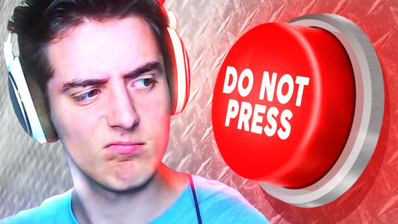 Would You Press The Button Youtube - dont press the roblox red button