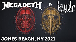 Концерт Megadeth &amp; Lamb of God, Jones Beach, NY  9/12/2021