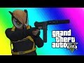 GTA 5 Online Funny Moments - Bat Owl and the Superhero Squad!