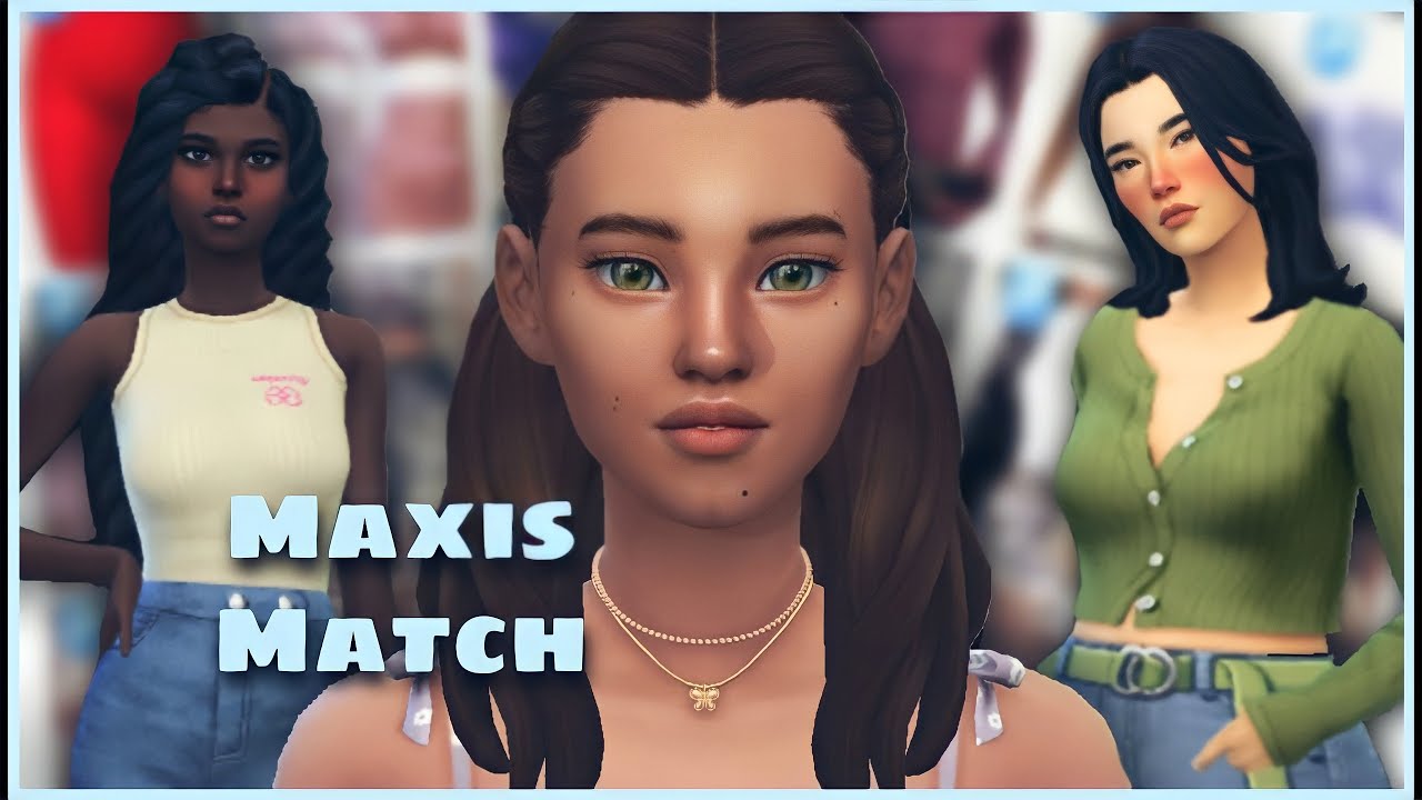 My Cc Folder Maxis Match The Sims 4 Deathmaz