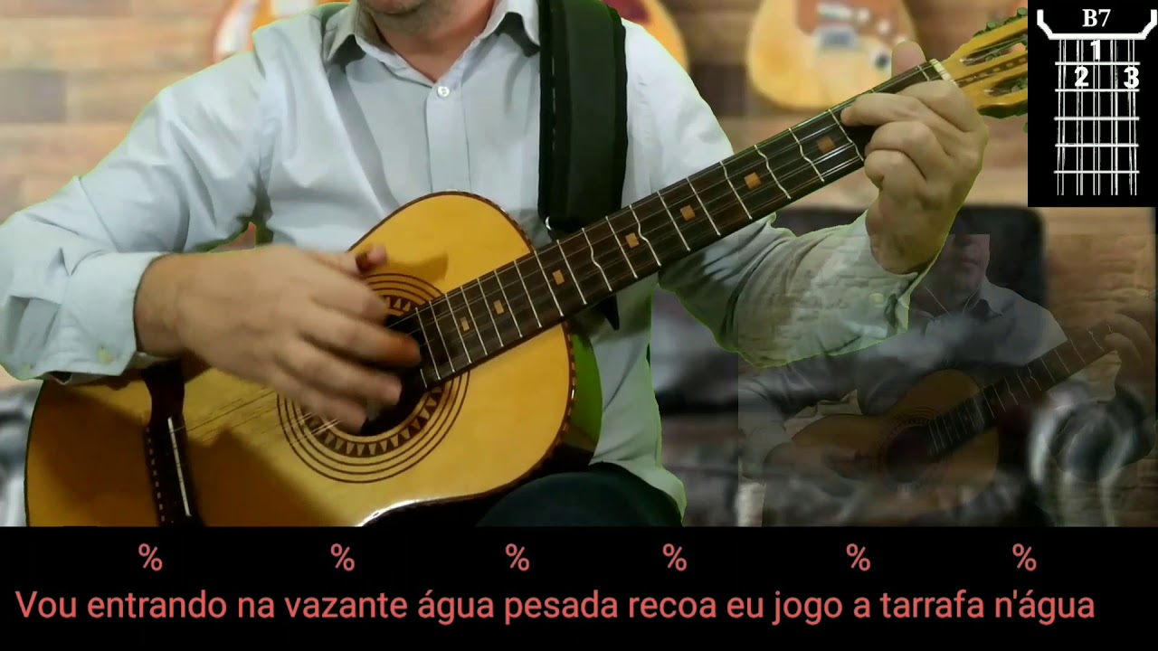 Rei dos Canoeiros (Cifra Completa) Aula de Viola Caipira (iniciante)