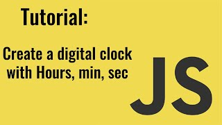 Javascript Tutorials for Beginners - date object project