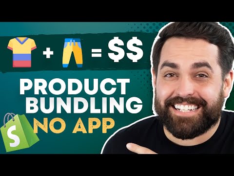 How To BUNDLE Clothing Store Products Inside Shopify [NO APP]