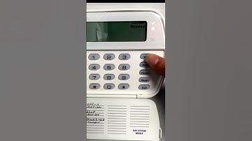 How to arm and disarm a DSC security system #alarmsystem #homesecurity #alarmsetting