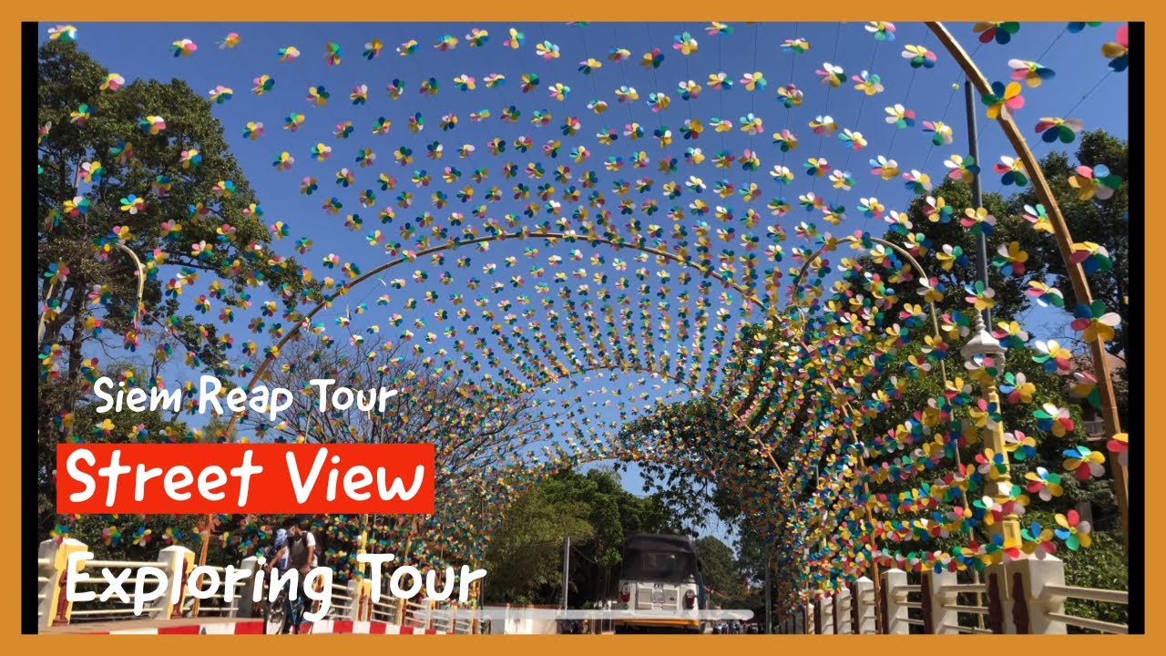 Siem Reap Tour |  Travel Tour around Siem Reap River | Beautiful Place In Cambodia | Cambodia Tour