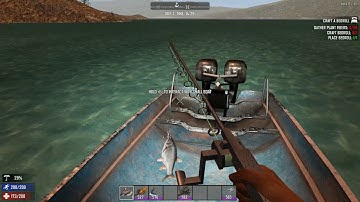 7D2D - New Boat Vehicle - Last A16 mod update
