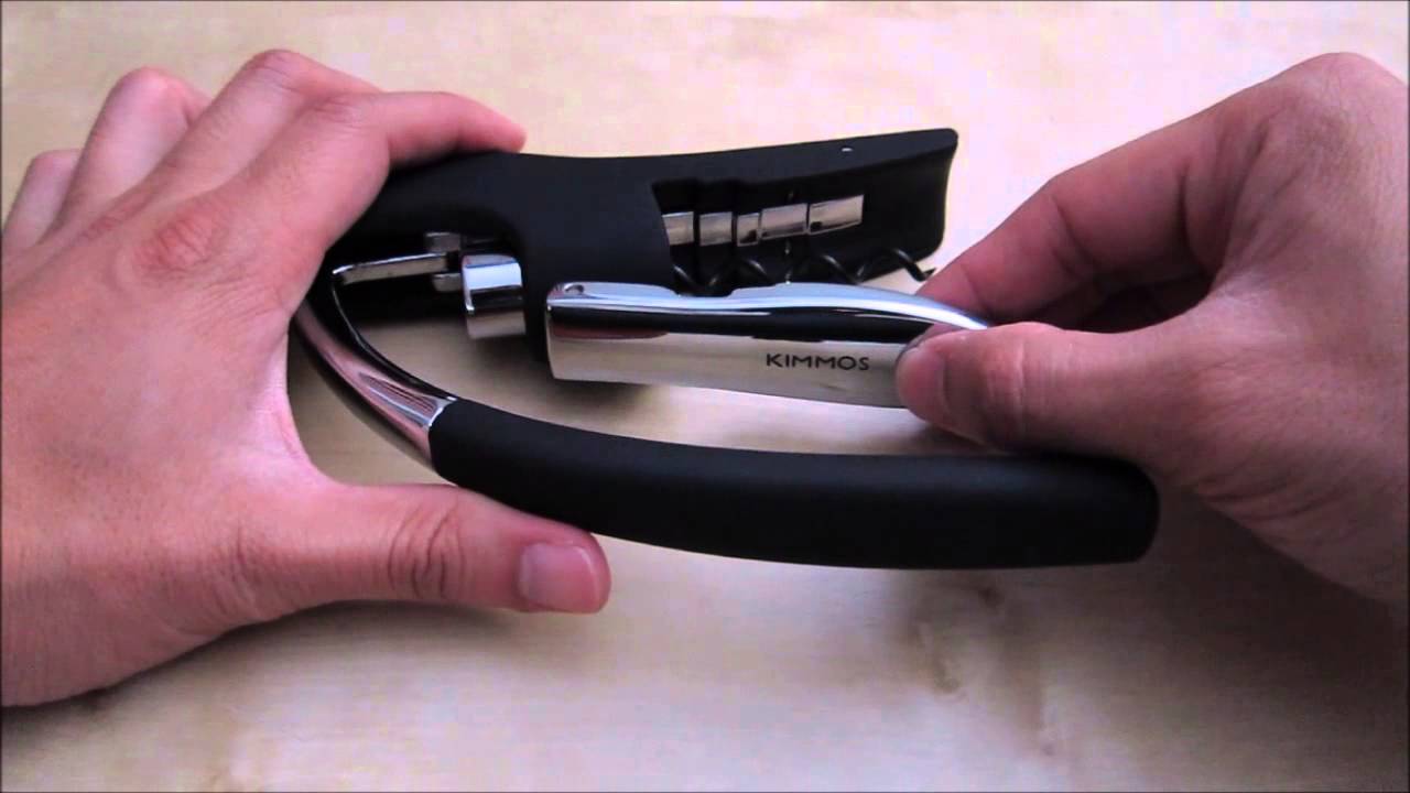 Kimmos LeverArm Power Arc Corkscrew Wine Bottle Opener Review YouTube