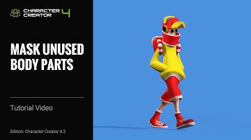 How to Mask Unused Body Parts on the Character with AccuRIG | Character Creator 4 Tutorial