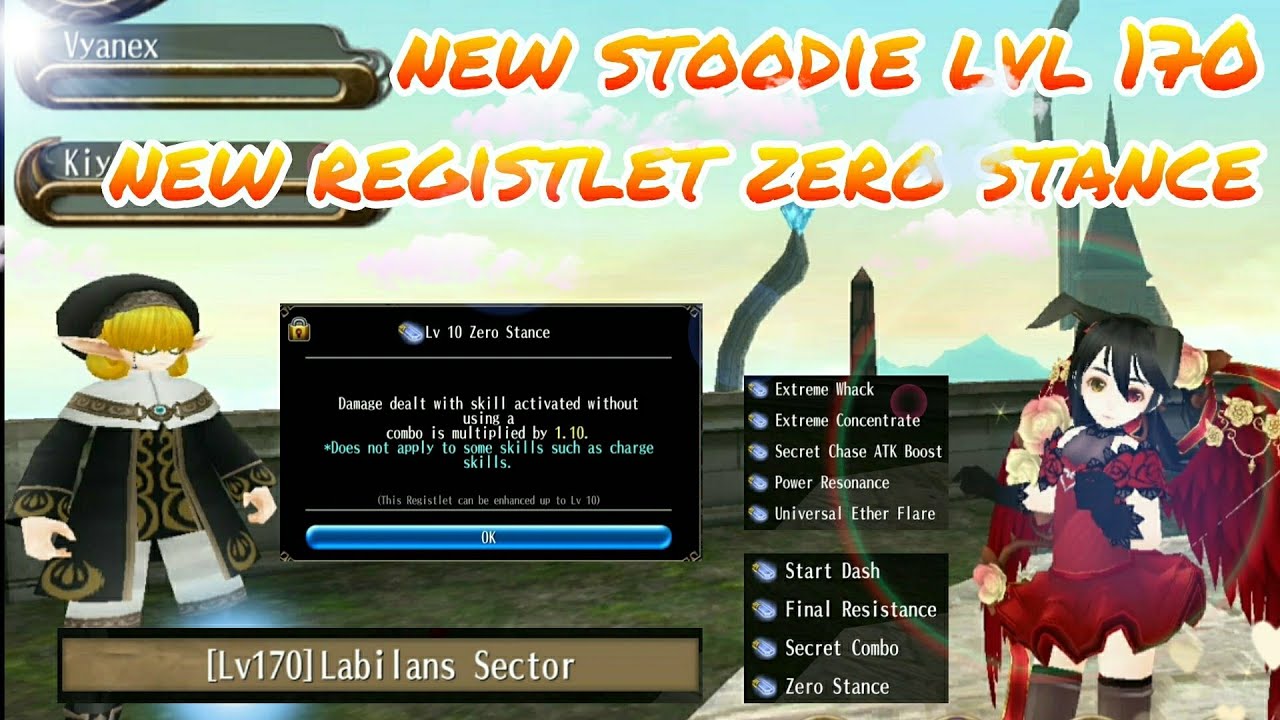 toram online new stoodie 170 labilans sector kuzto review new registlet yusagi YouTube