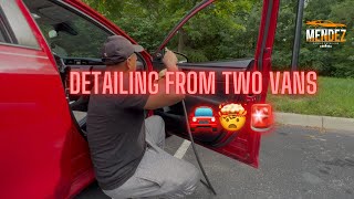 FIRST TIME DETAILING FROM TWO MOBILE DETAILING VANS | feat Just Clean Mobile Details screenshot 5