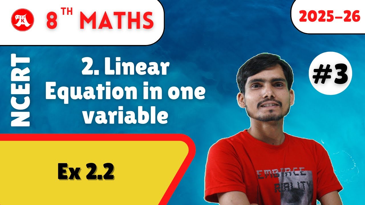 Ex 2.2 Class 8 Maths | Chapter 2 Linear Equations in One Variable | Arun sir | Ak Study