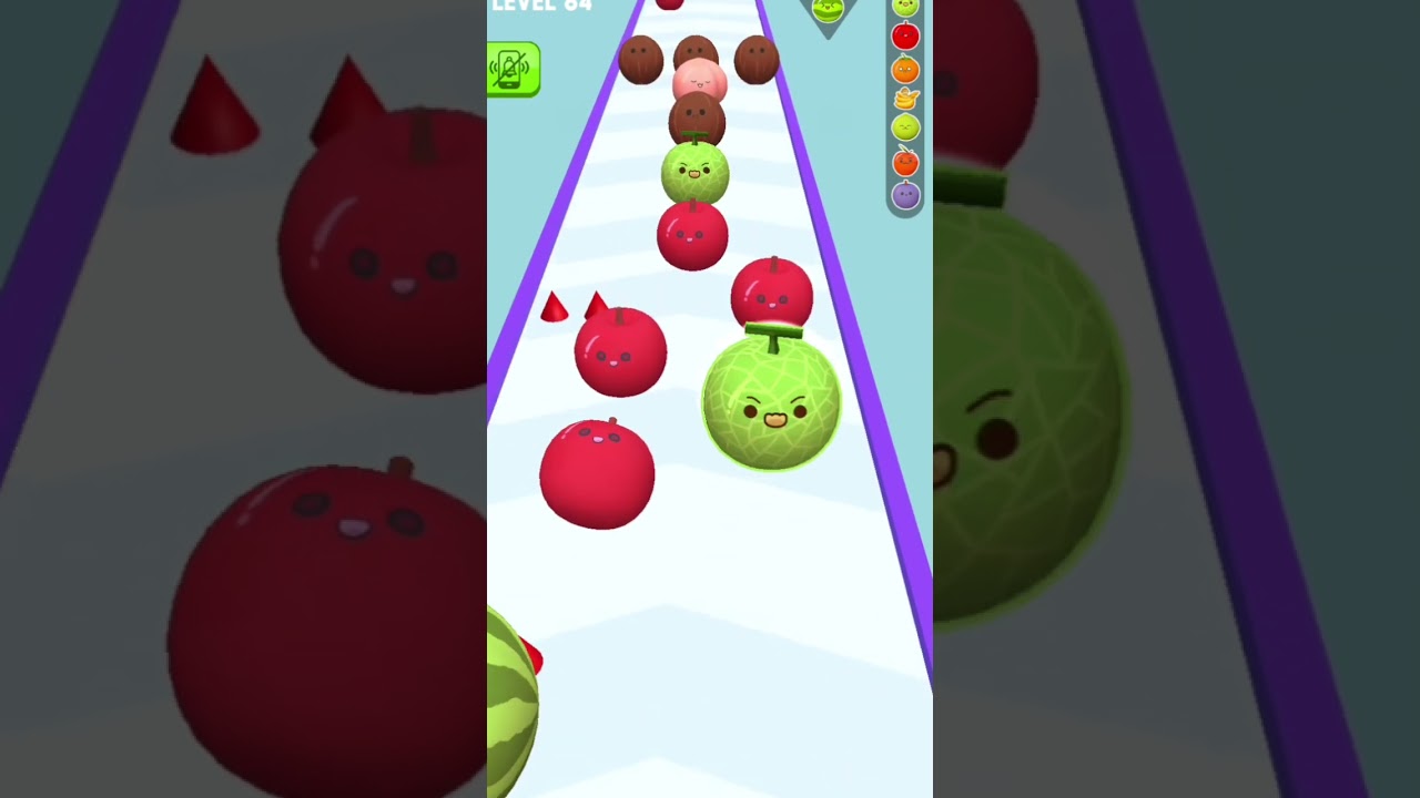 FRUIT MERGE GAME EVOLUTION RUN gameplay 🫐🍎🥝🍏🍅🍓🍍🍍🥭🍈🫐🍏