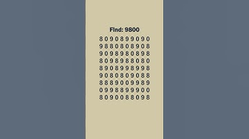 Find the  Number 9800 - Math Quiz  #math #quiz #shorts