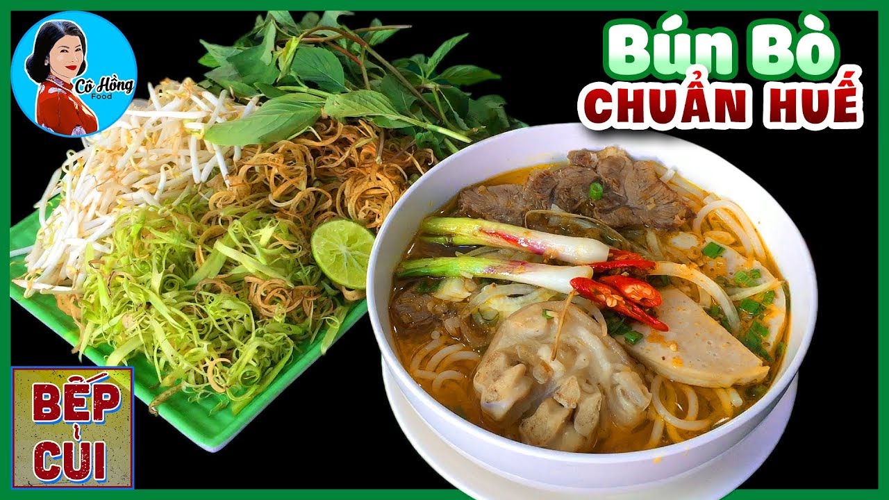 Hướng dẫn Cách nấu bún bò giò heo – ✅ Bí Quyết Nấu Bún Bò Huế Chính Gốc | Bếp Củi TV