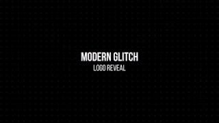Modern Glitch Logo Reveal-After Effects Template Videohive