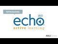 Echo360 active learning platform  anu online