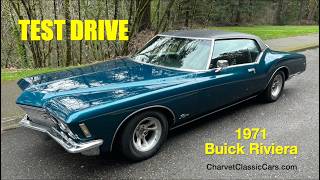 TEST DRIVE - 1971 Buick Riviera Boat Tail Coupe. Charvet Classic Cars