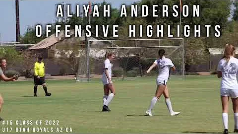 Aliyah Anderson September Offensive Highlights