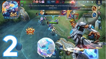 Mobile Legends: Bang Bang - Gameplay Walkthrough Part 2 - Bruno (iOS, Android)