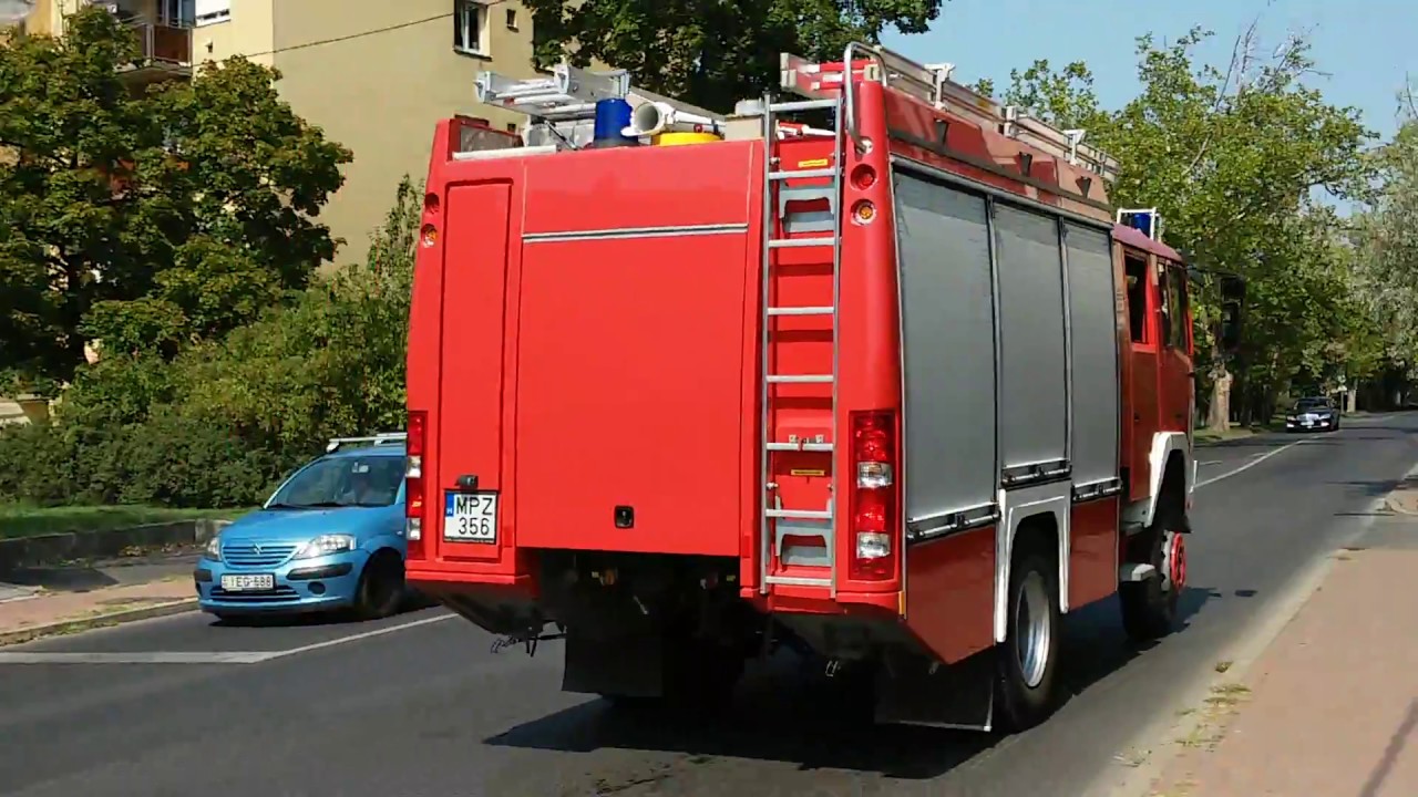 Styer Fire Engine STEYR FIRE ENGINE RESPONDING - YouTube