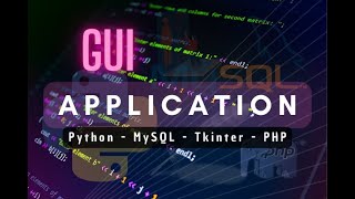 Aplicacion con   Python + Tkinter + PyMySQL