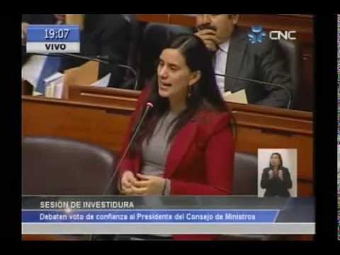 Congresista Verónika Mendoza exige explicación sobre el Atazanavir al Premier - YouTube