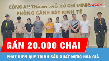 TPHCM: Triệt phá đường dây sản xuất, buôn bán gần 20.000 chai nước hoa giả