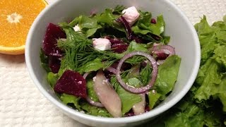 салат со свеклой и селедкой салат со свеклой и селедкой