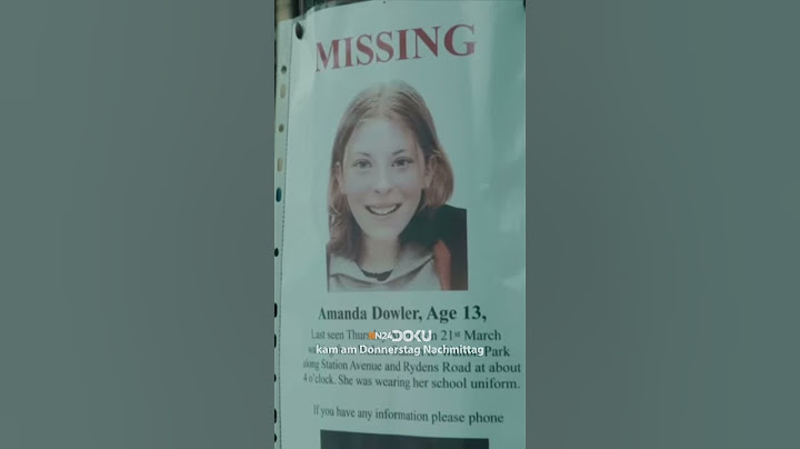 Vermisst: Der Fall Amanda Dowler - Eine herzzerreißende Suche nach Wahrheit und Hoffnung! 🕵️‍♀️🌟