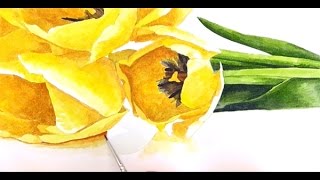 How to paint a subtle reflection in watercolor