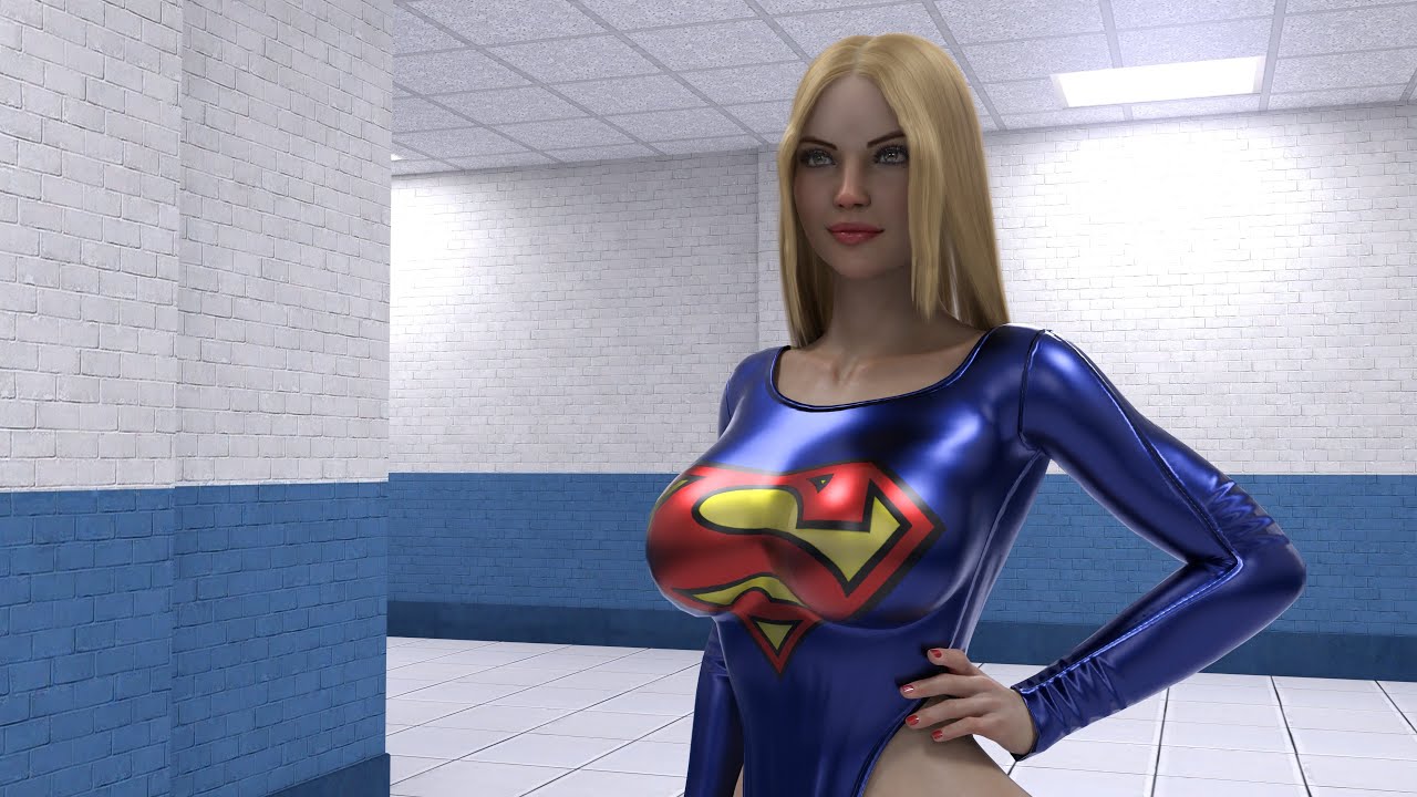 Supergirl vs evil supergirl image