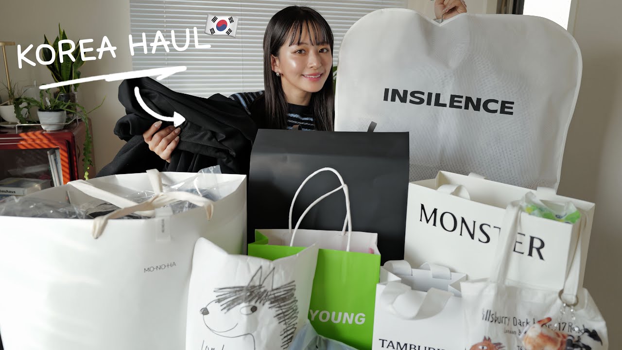 【韓国購入品】欲しいもの全部買いました🛍️爆買い!!
