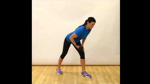 Row w/Rotation (Dumbbells) - Bent Over/Single Arm