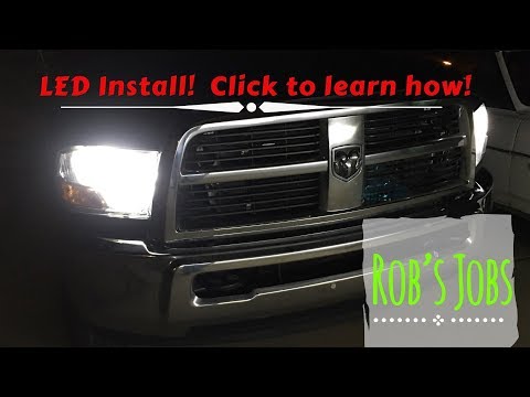 LED Headlights: 2010 Dodge Ram LED Headlight Install