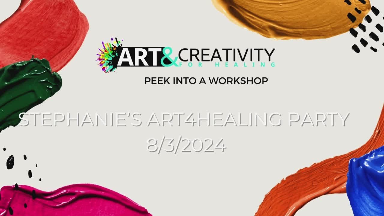 Private Art4Healing Workshop - 8/3/2024