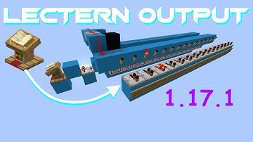 Minecraft 1.17.1 Lectern Selector[15 Different Outputs]