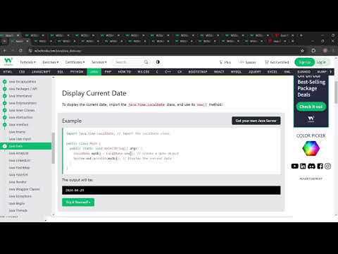 Java Date and Time |Selenium