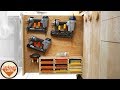 Vertical Tool Storage Drawers / Moving Tool Walls