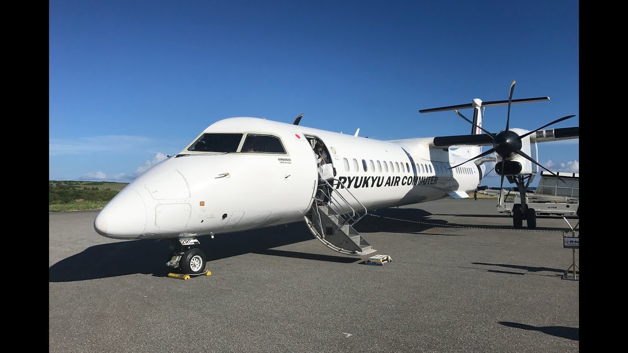【空から先島諸島ｳｵｯﾁﾝｸﾞ】 沖縄那覇 ⇒ 与那国 RAC721便 DHC8-Q400CC / JA82RC OKA→OGN