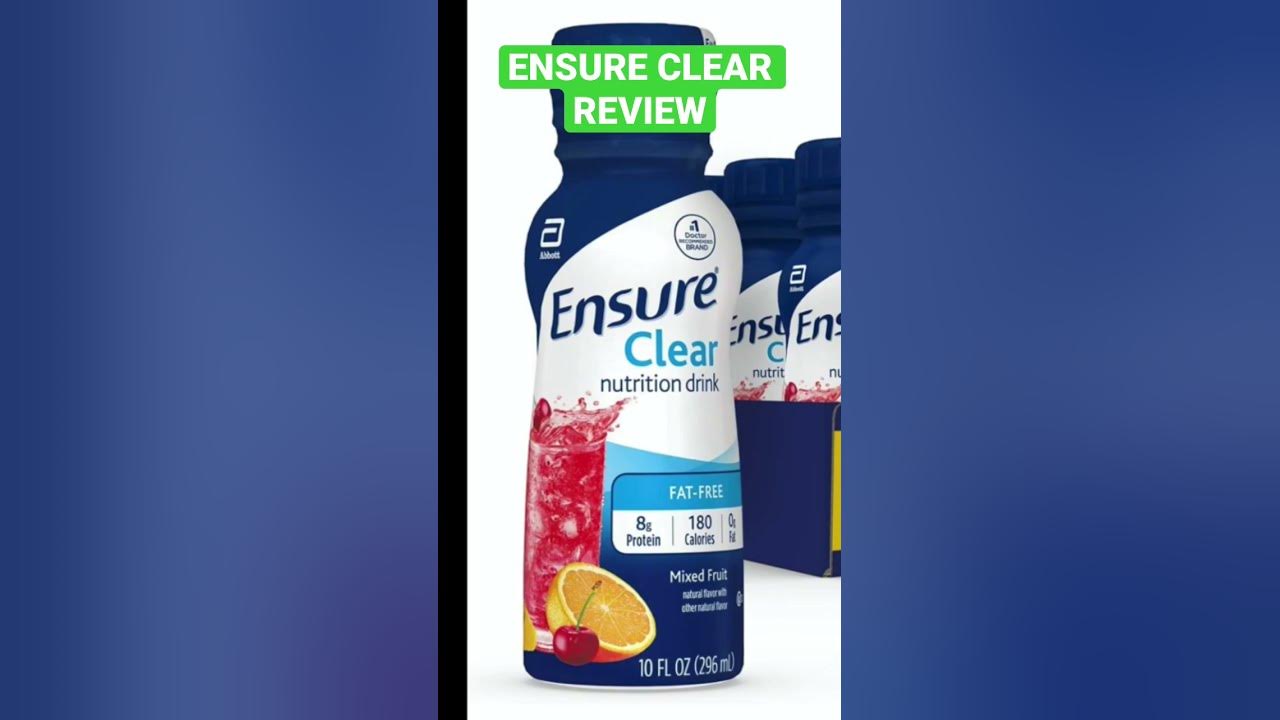 Ensure Clear Drink Review #shorts 