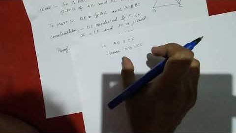 Class 9 maths mid point theorem BOSEM.