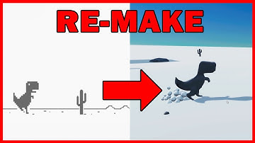 Remaking Googles Dino Run MiniGame in unity [Doc Vid]