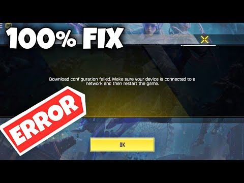 HOW TO FIX DOWNLOAD CONFIGURATION FAILED ERROR IN COD MOBILE 2024 HOW TO PLAY CODM WITHOUT ERROR