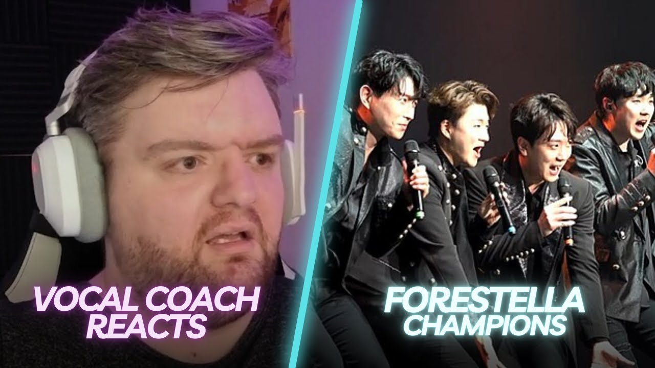 These Guys are TOO Good | Forestella - Champions | Vocal Coach Reacts/Analysis