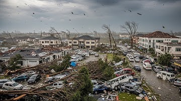 Chaos In Malaysia Today! Giant Storm Tornado Swept Away Homes, Cars In Selangor