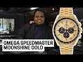 Omega Speedmaster 310.60.42.50.99.002 Moonshine Gold, Up Close | SwissWatchExpo