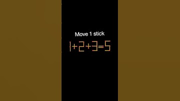 Move 1 matchstick to make equation true | Brain test | math puzzle #matchstick #mathpuzzle #shorts